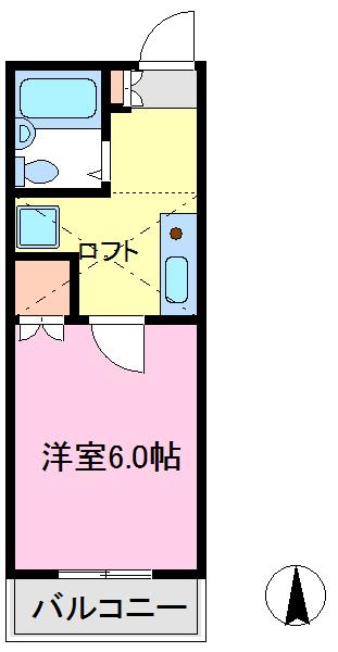 エステート北小金Ｃ棟の間取り