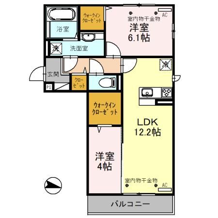 D-Residence上野本町の間取り