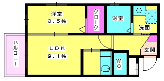 リアンレガーロ井尻ステーションEASTの間取り