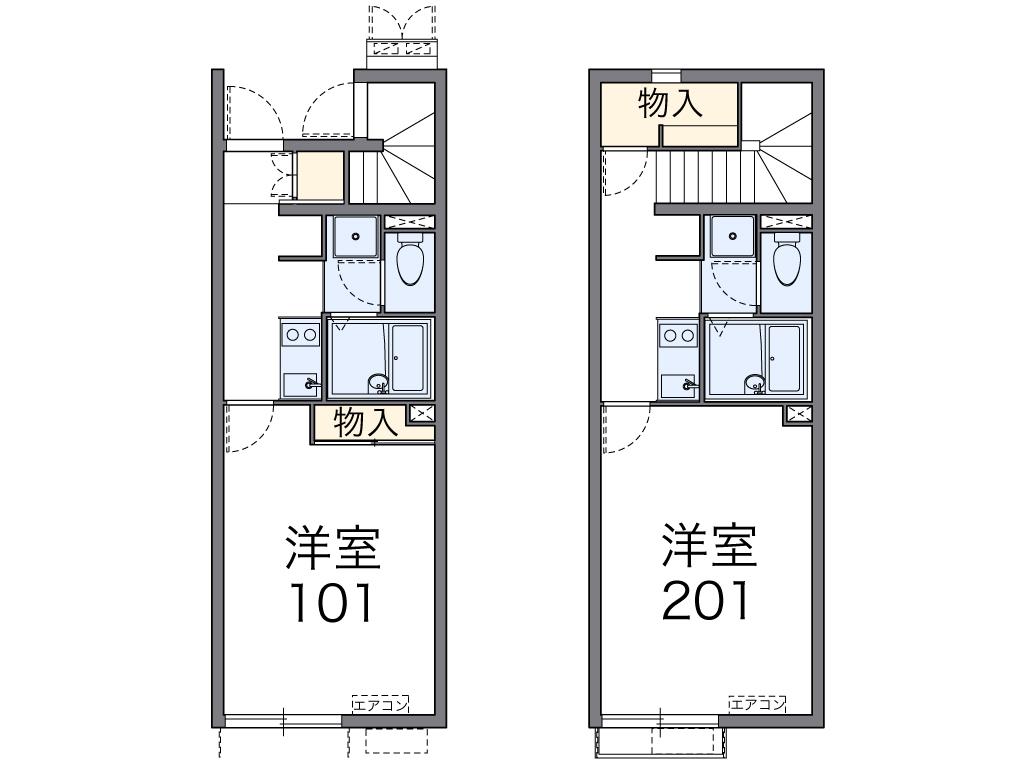 レオネクストロッソ　明神木の間取り