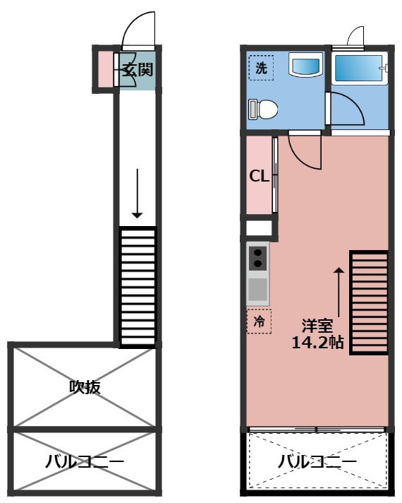 【栖倭館の間取り】