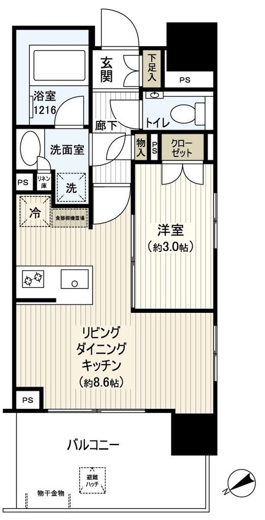 プレシスヴィアラ船橋の間取り