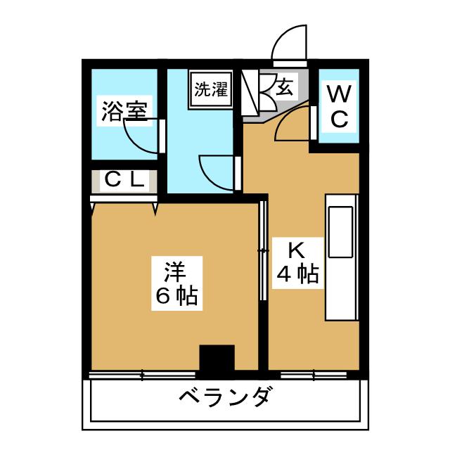 ハイツＭＫＭの間取り