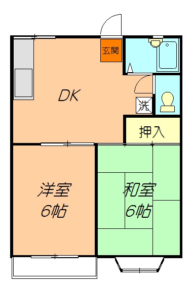 シャンボール内谷の間取り