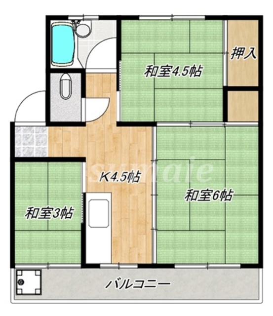 大東マンションの間取り