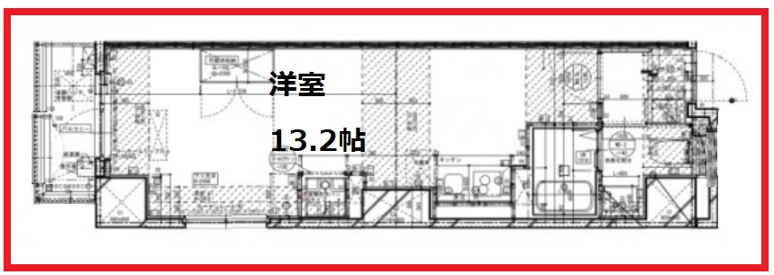 エストゥルースプラス三ノ輪の間取り