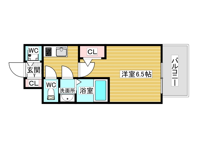 エスリードレジデンス大阪WESTの間取り