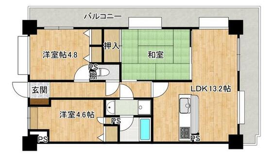 エンゼルハイム上大岡の間取り