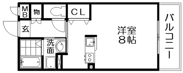 ミピアーチェの間取り