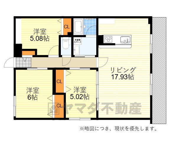 （仮称）箕面市新稲7丁目M計画の間取り