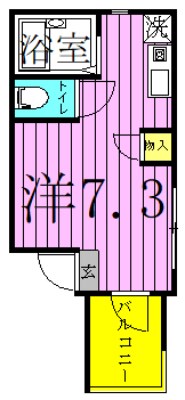 ＭＥＬＤＩＡ梅田Ａの間取り