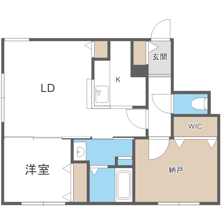 仮)アルファスクエア南4西15の間取り