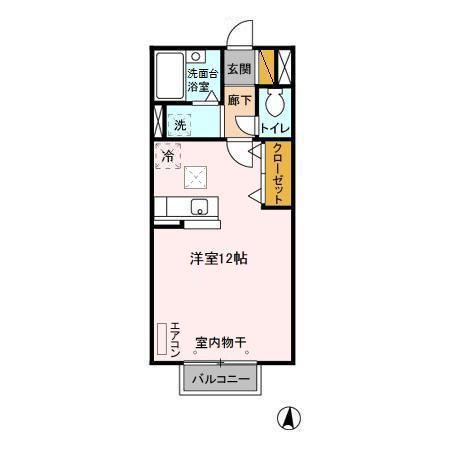 エスポワール(君津市)の間取り