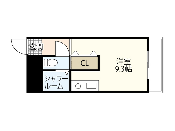 ラフィネ天満の間取り