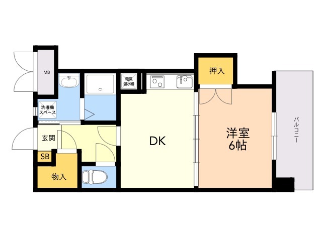 コンフォール香洋の間取り