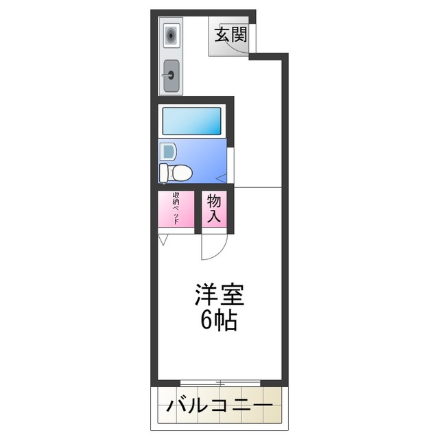 和泉市池上町のマンションの間取り