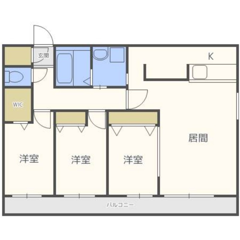 ＡＭＳ伏見の間取り