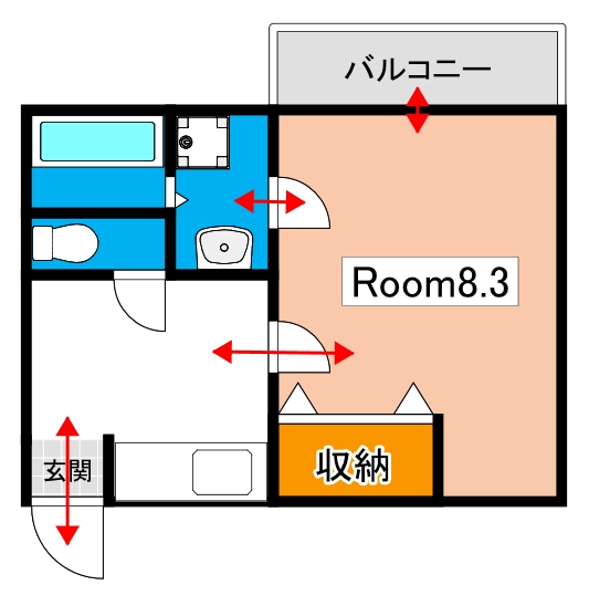 クレフラスト十日市東町の間取り