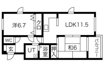 ビューハーモニーの間取り