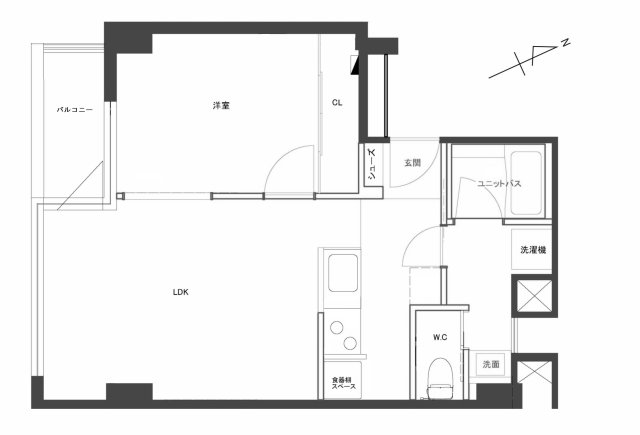 オーキッドレジデンス清澄白河の間取り