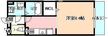 カーサタチバナの間取り