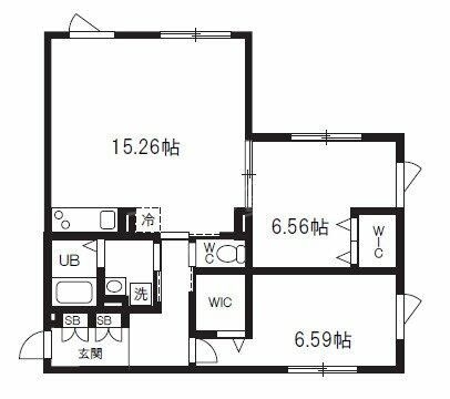 エルファーロ大井町の間取り