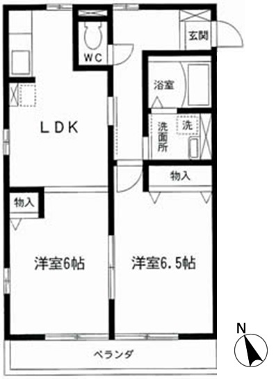 ドマーニ寺山の間取り