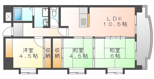 メゾン橘の間取り