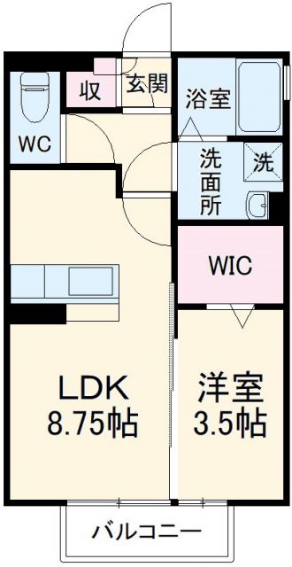 エスポワール大手の間取り