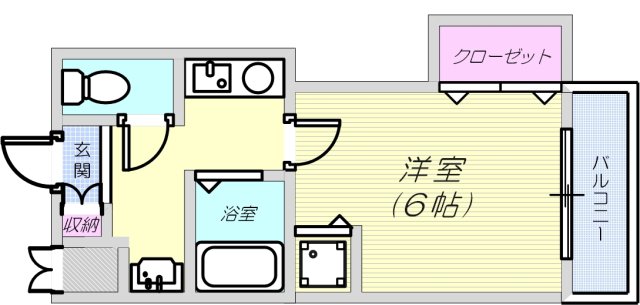 サンシャインハイツの間取り