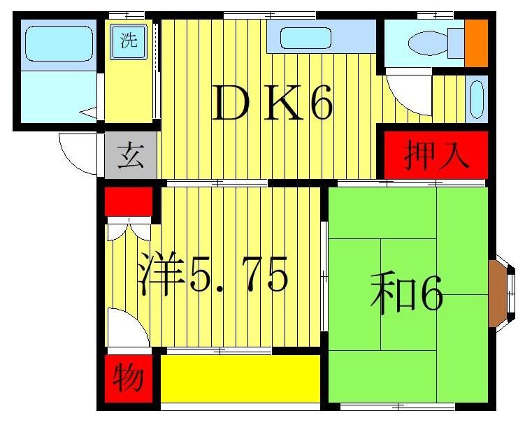 Ｙｓフローネの間取り