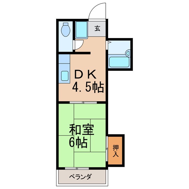 弐番館の間取り