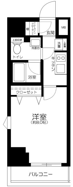 コンシェリア東京　AQUA　VERTの間取り