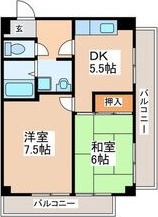 大阪市大正区平尾のマンションの間取り