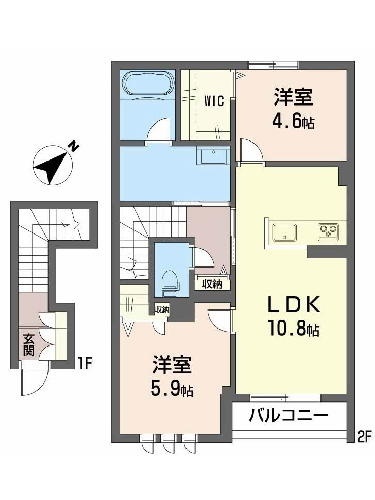 エクセルの間取り