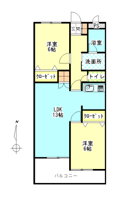 ハイクオリティIIIの間取り