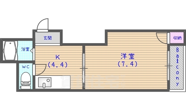 クレセンシャル神足の間取り