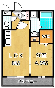 吉泉さくらマンションの間取り