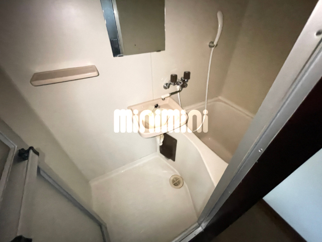 バス・シャワールーム　浴室に洗面台がついております