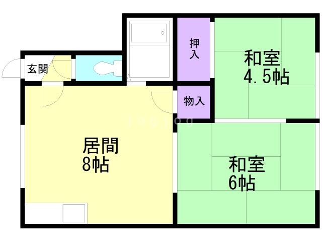 豊栄マンションの間取り