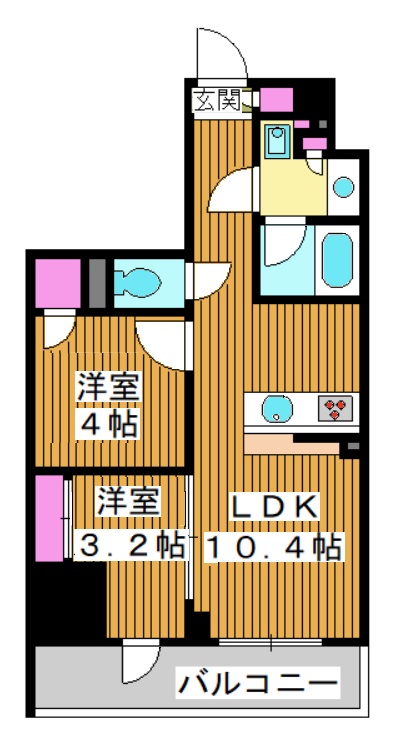 コンフォリア・リヴ板橋の間取り