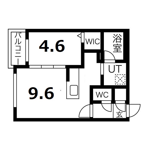 札幌市中央区南五条東のマンションの間取り