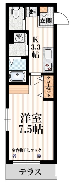 ヘーベルメゾン中野新橋の間取り