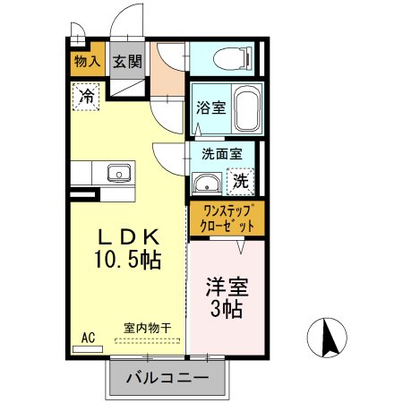 オリーヴァ東合川の間取り