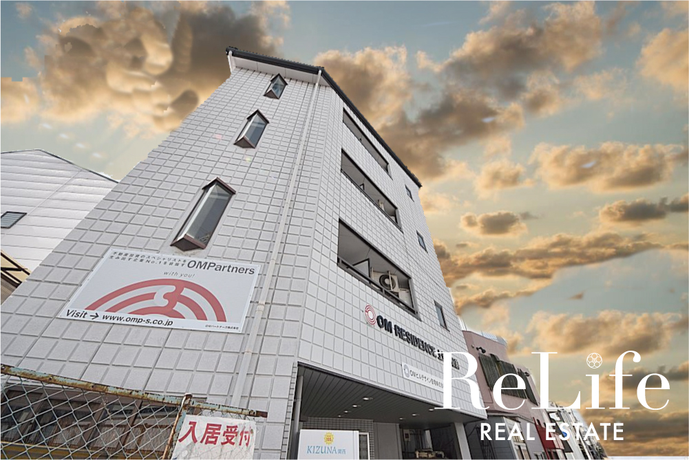 OM RESIDENCE 上新庄駅前の建物外観