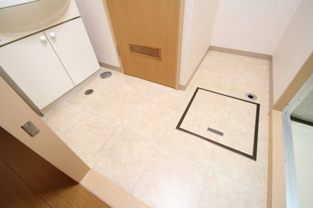 バルコニー　脱衣所スペース