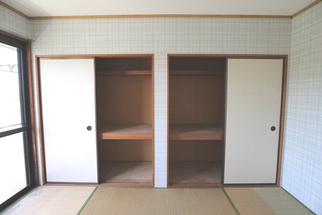 収納　たっぷりとした収納スペースです