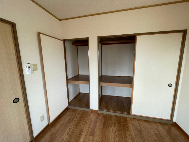収納　たっぷりの収納スペースです