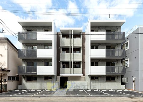 建物外観　Ｗｉ－Ｆｉ付きネット無料採用の２ＬＤＫマンションです♪