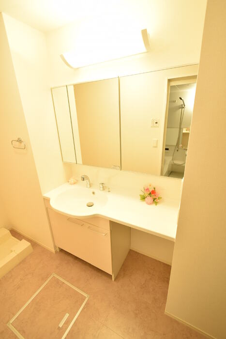 洗面設備　同物件別部屋イメージ写真